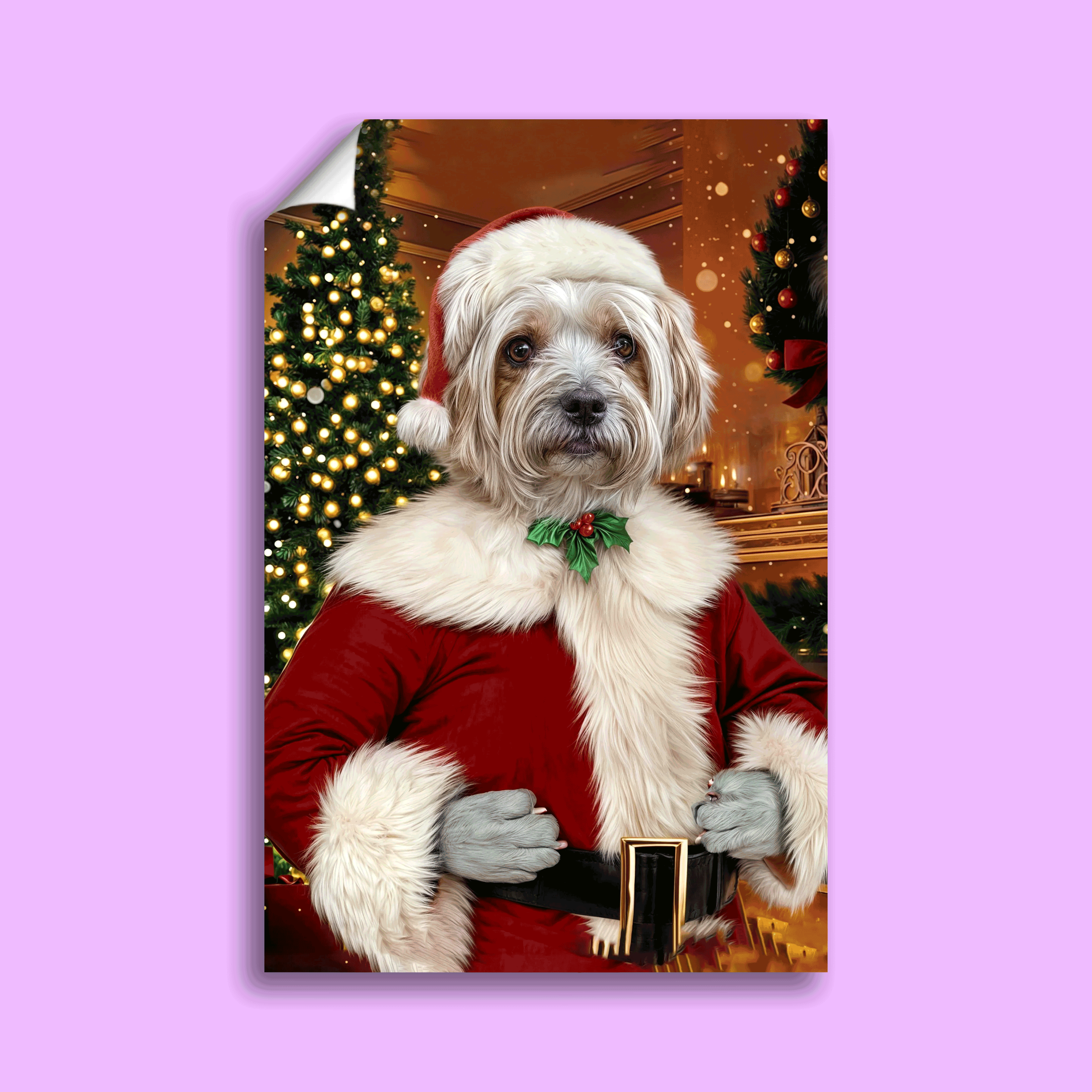 Santa Paws – Holiday Pet Portrait Costume